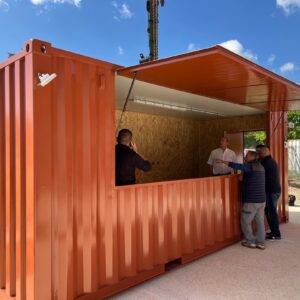 Conteneur Bungalow de restauration 20 Pieds Snack Vide