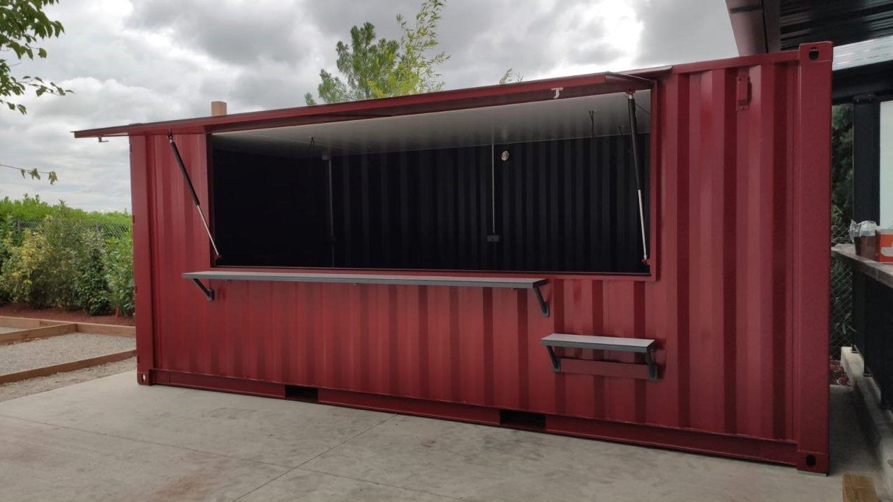 Conteneur Bungalow de restauration 20 Pieds Snack Vide – Image 4