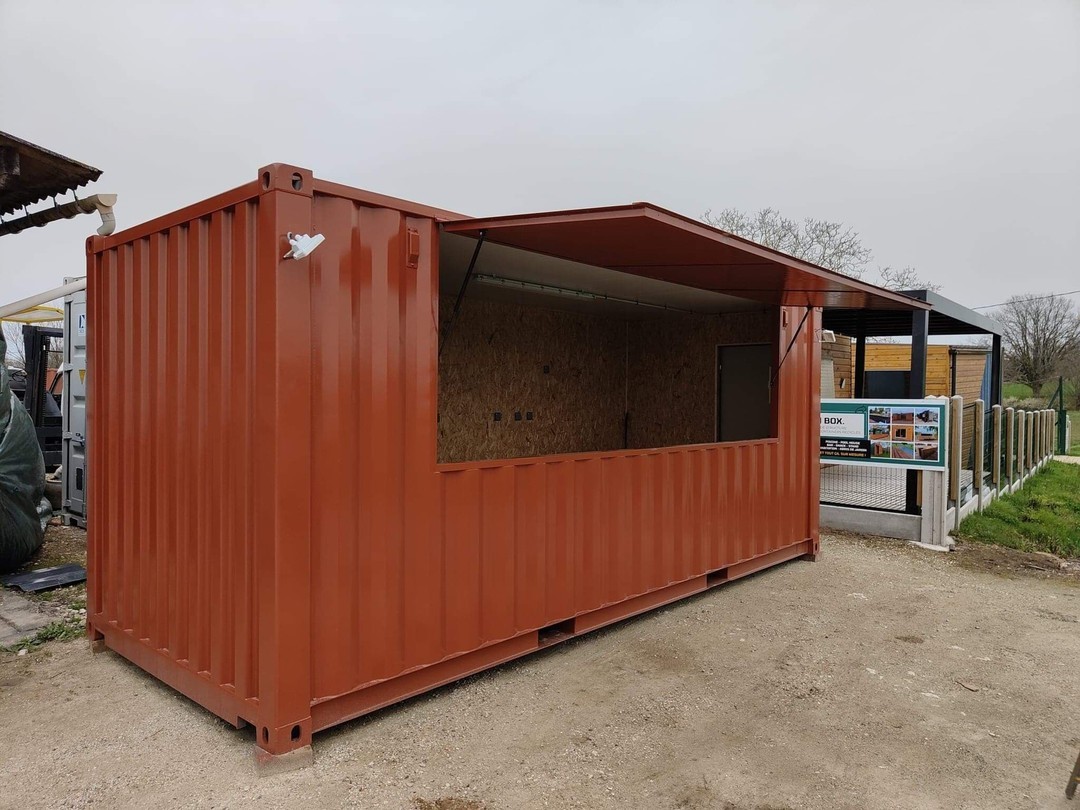 Conteneur Bungalow de restauration 20 Pieds Snack Vide – Image 3