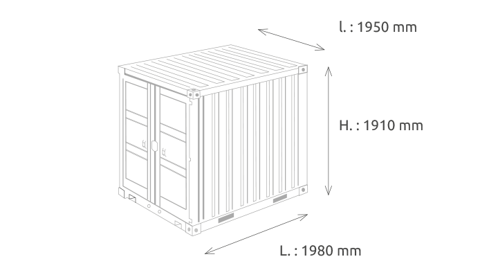 CONTAINER DRY 6 PIEDS – Image 2